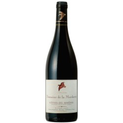 Photographie d'une bouteille de vin rouge La Mordoree Cotes Du Rhone 2022 Cdr Rge Bio 37 5cl Crd