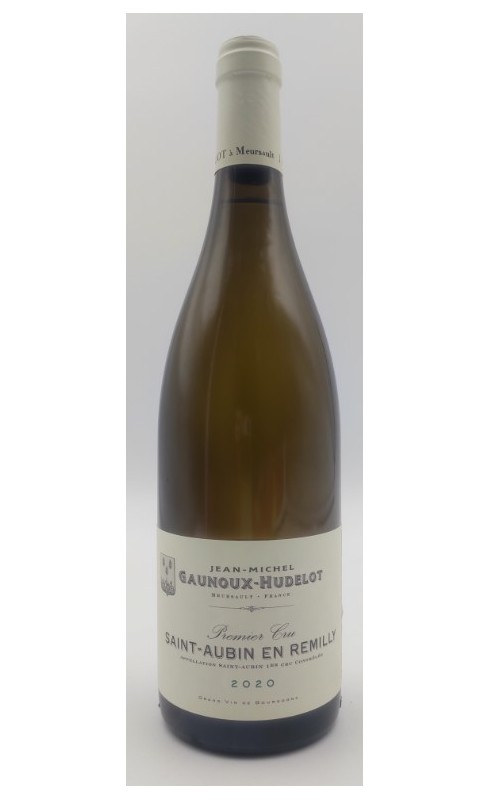Photographie d'une bouteille de vin blanc Gaunoux En Remilly 1er Cru 2020 St-Aubin Blc 75cl Crd