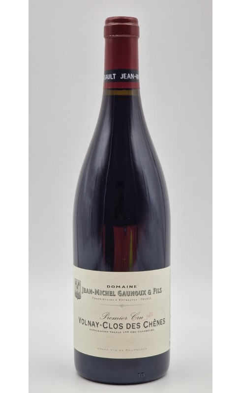 Photographie d'une bouteille de vin rouge Gaunoux Clos Des Chenes 2020 Volnay Rge 75cl Crd