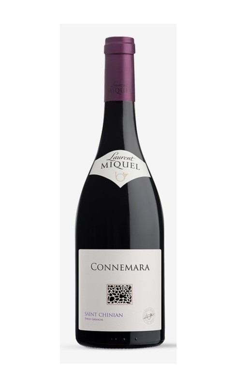 Photographie d'une bouteille de vin rouge Miquel Connemara 2019 St-Chinian Rge 75cl Crd