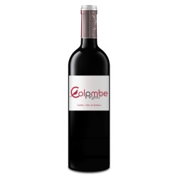 Photographie d'une bouteille de vin rouge Cht Peyrou Colombe De Peyrou 2016 Castillon Rge 75cl Crd