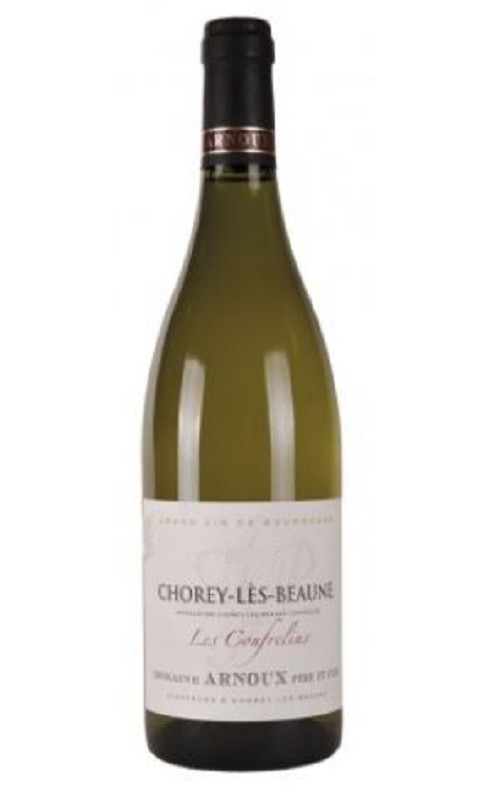Photographie d'une bouteille de vin blanc Arnoux Les Confrelins 2022 Chorey-Les-Beaune Blc 75cl Crd