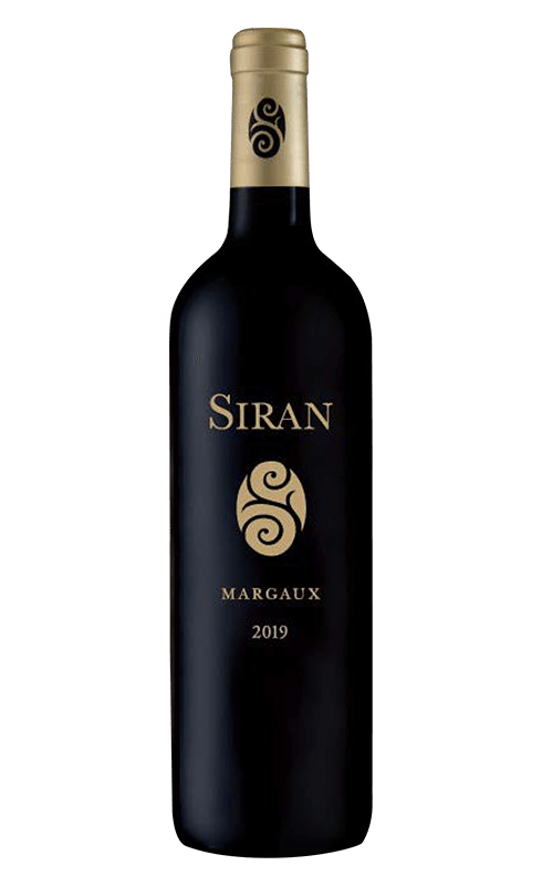 Photographie d'une bouteille de vin rouge Cht Siran 2021 Margaux Rge 75 Cl Crd