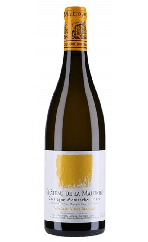 Photographie d'une bouteille de vin blanc Maltroye Morgeot V B 2022 Chas-Mtrac 1ercru Blc 75cl Crd