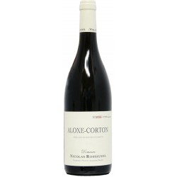 Photographie d'une bouteille de vin rouge Rossignol Aloxe-Corton 2021 Rge 75cl Crd