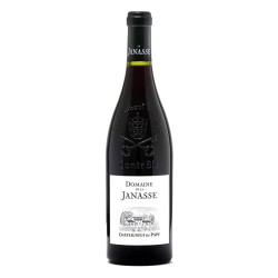 Photographie d'une bouteille de vin rouge Janasse Tradition 2020 Chtneuf Rge 37 5 Cl Crd