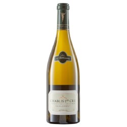 Photographie d'une bouteille de vin blanc Chablisienne Vaulorent 2019 Chablis 1er Cru Blc 75 Cl Crd