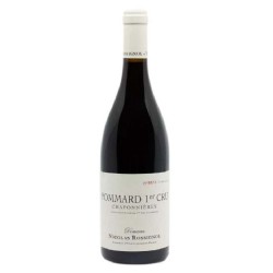 Photographie d'une bouteille de vin rouge Rossignol Les Chaponnieres 2019 Pommard Rge 75cl Crd