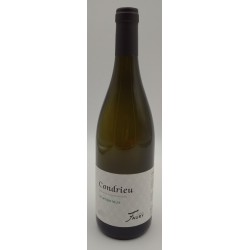 Photographie d'une bouteille de vin blanc Faury Le Mornieux 2020 Condrieu Blc 75cl Crd