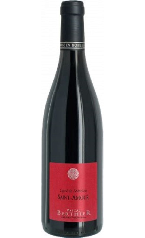 Photographie d'une bouteille de vin rouge Berthier Esprit De Seduction 2022 St-Amour Rge 75cl Crd