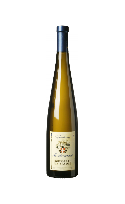 Photographie d'une bouteille de vin blanc Perrier Chateau De Monterminod 2020 Savoie Blc 75cl Crd