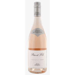 Photographie d'une bouteille de vin rosé Miquel Cinsault Syrah 2023 Pays D Oc Rose 75cl Crd