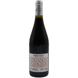 Photographie d'une bouteille de vin rouge Pluchot Arris 2023 Cote Roannaise Rge 75 Cl Vin Bio Crd