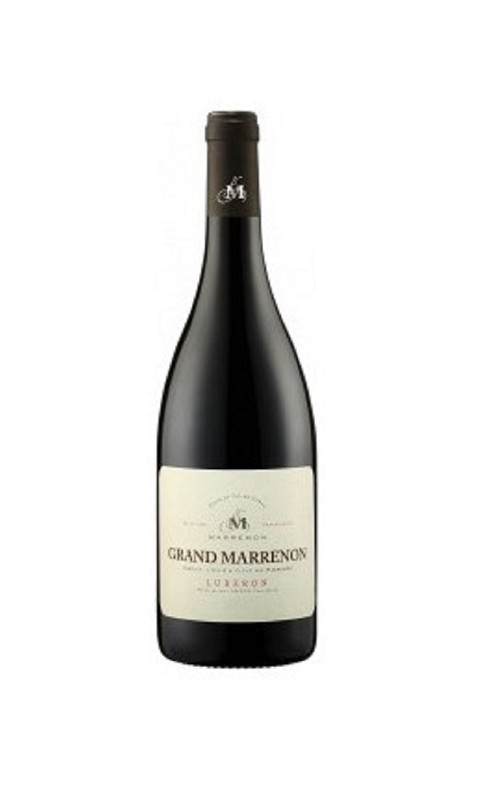 Photographie d'une bouteille de vin rouge Marrenon Grand Marrenon 2020 Luberon Rge 75cl Crd