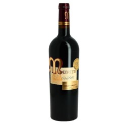 Photographie d'une bouteille de vin rouge Menuts 2019 Bdx Rge 75cl Crd