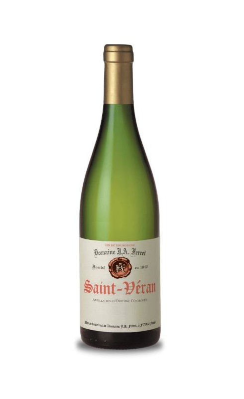 Photographie d'une bouteille de vin blanc Ferret Saint-Veran 2021 Blc 75 Cl Crd