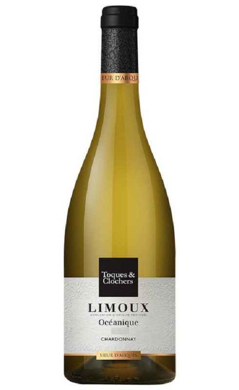 Photographie d'une bouteille de vin blanc Sieurs D Arques Oceanique 2018 Limoux Blc 75cl Crd