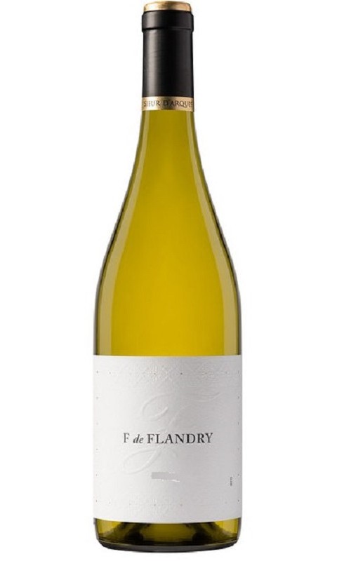 Photographie d'une bouteille de vin blanc Sieurs D Arques F De Flandry 2017 Limoux Blc 75cl Crd