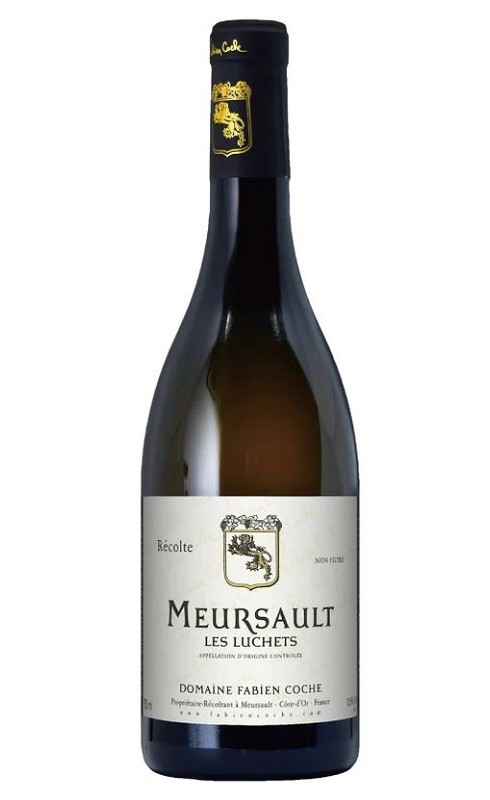 Photographie d'une bouteille de vin blanc Coche Luchets 2020 Meursault Blc 75cl Crd