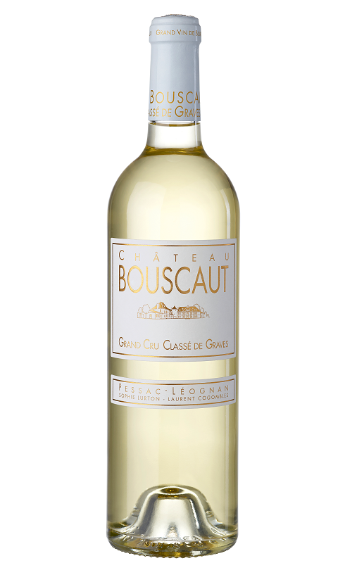 Photographie d'une bouteille de vin blanc Cht Bouscaut 2021 Pessac-Leognan Blc 75cl Crd