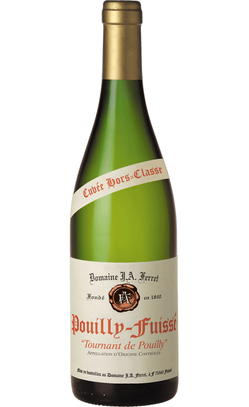 Photographie d'une bouteille de vin blanc Ferret Hors Classe Tournant De Pouilly 2021 Blc 75cl Crd