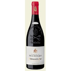 Photographie d'une bouteille de vin rouge Beaurenard Chateauneuf-Du-Pape 2021 Rge Bio 75cl Crd