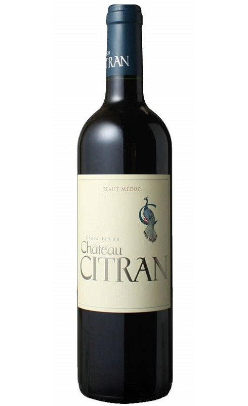 Photographie d'une bouteille de vin rouge Cht Citran Cb6 2021 Haut-Medoc Rge 75cl Crd