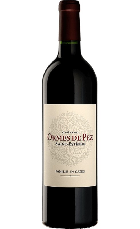 Photographie d'une bouteille de vin rouge Cht Les Ormes De Pez 2021 St-Estephe Rge 75cl Crd