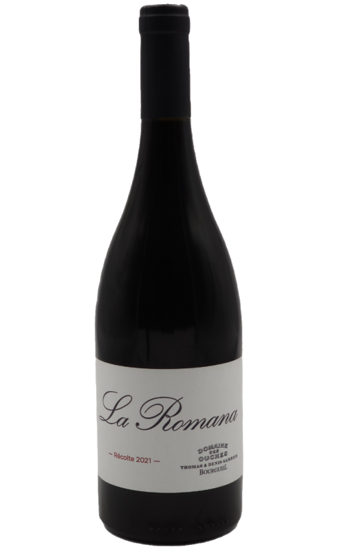 Photographie d'une bouteille de vin rouge Gambier  Ouches Romana 2021 Bourgueil Rge 75cl Crd