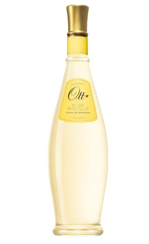 Photographie d'une bouteille de vin blanc Ott Clos Mireille 2021 Cdp Blc 75cl Crd