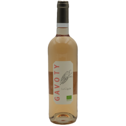 Photographie d'une bouteille de vin rosé Gavoty La Cigale Vdp Du Var Rose 75cl Crd