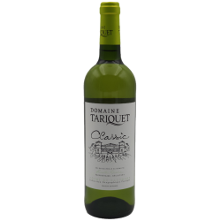 Photographie d'une bouteille de vin blanc Tariquet Ugni Colombard Classic 2023 Cdgasco Blc 75cl Crd