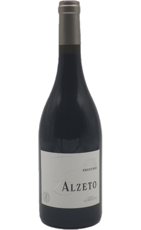Photographie d'une bouteille de vin rouge Alzeto Prestige 2019 Aop Ajaccio Rge 75cl Crd