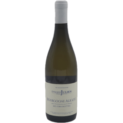Photographie d'une bouteille de vin blanc Julien Les Creusottes 2022 Bourgogne Aligote Blc 75cl Crd