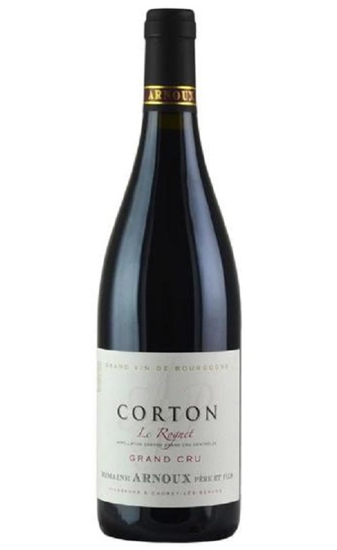 Photographie d'une bouteille de vin rouge Arnoux Le Rognet Gc 2022 Corton Rge 75cl Crd