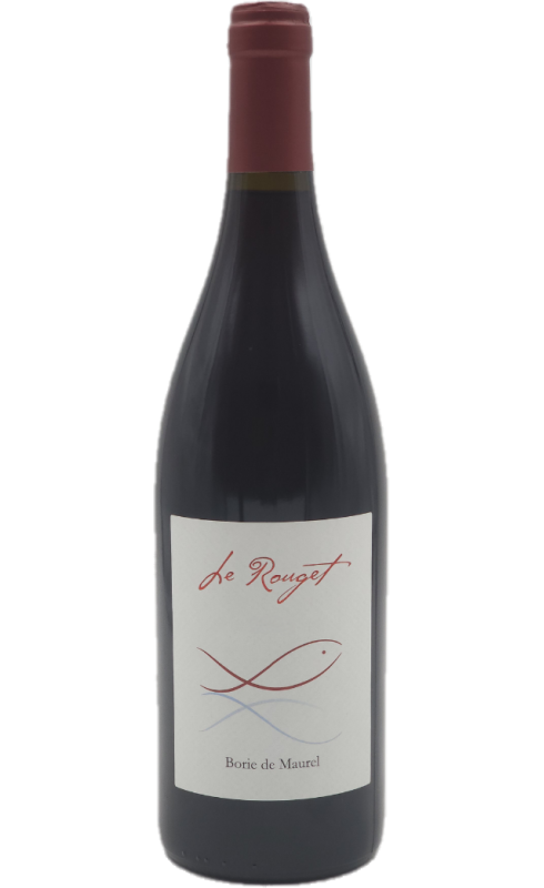 Photographie d'une bouteille de vin rosé Borie Le Rouget 2023 Vdf Lgdoc Rose Bio 75cl Crd
