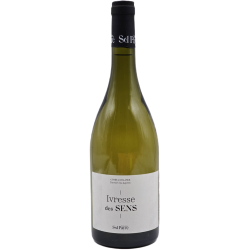 Photographie d'une bouteille de vin blanc Solpayre Ivresse Des Sens 2022 Cdroussi Blc 75cl Bio Crd