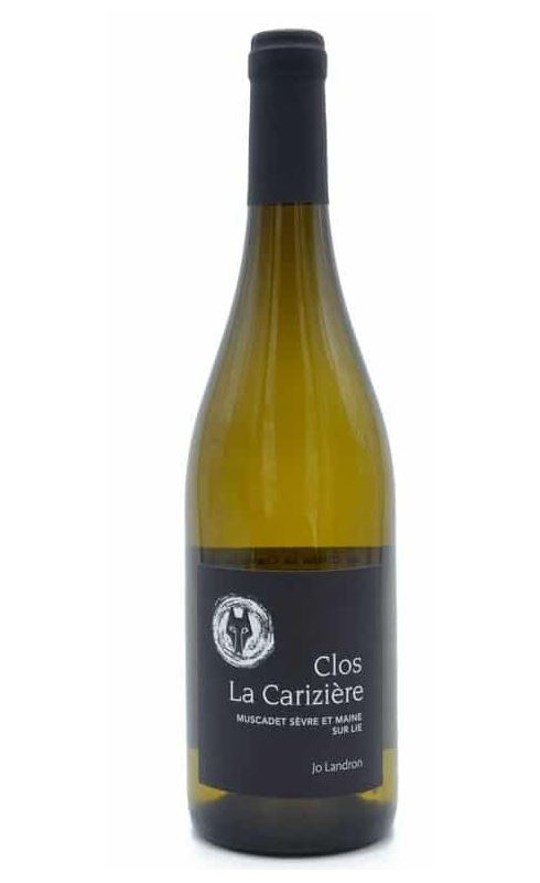 Photographie d'une bouteille de vin blanc Landron Clos De La Cariziere 2022 Muscadet Blc 75cl Crd