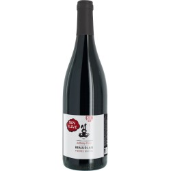 Photographie d'une bouteille de vin rouge Perol Bien Eleve Pierres Dorees 2020 Bjls Rge Bio 75cl Crd