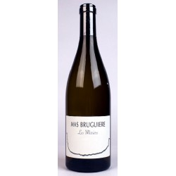 Photographie d'une bouteille de vin blanc Mas Bruguiere Les Muriers 2022 Languedoc Blc Bio 75cl Crd