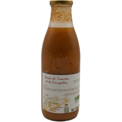 LE JARDIN ROMANESCO SOUPE DE TOMATES ET DE COURGETTES BIO 1L