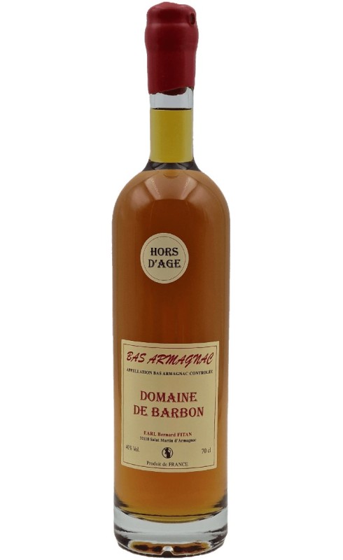 DOMAINE DE BARBON BAS-ARMAGNAC HORS D'AGE DOMAINE DE BARBON BAS-ARMAGNAC HORS D'AGE