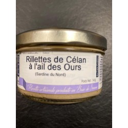 AU COIN GOUTEUX - RILLETTES DE CELAN AIL DES OURS 140G