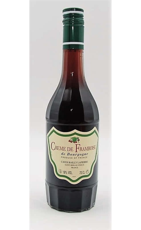 BAILLY LAPIERRE CREME DE FRAMBOISE DE BOURGOGNE LIQUEUR 18% BAILLY LAPIERRE CREME DE FRAMBOISE DE BOURGOGNE LIQUEUR 18%