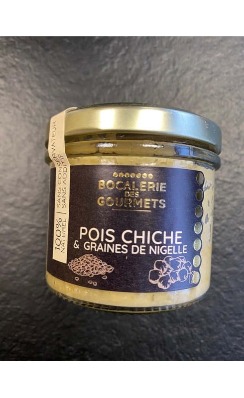BOCALERIE DES GOURMETS "POIS CHICHE GRAINES DE NIGELLE" 100G BOCALERIE DES GOURMETS "POIS CHICHE GRAINES DE NIGELLE" 100G