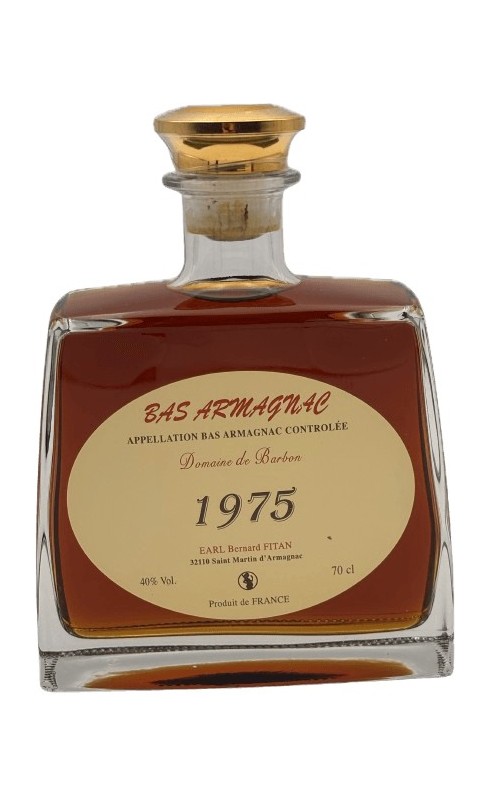 DOMAINE DE BARBON BAS-ARMAGNAC 1975