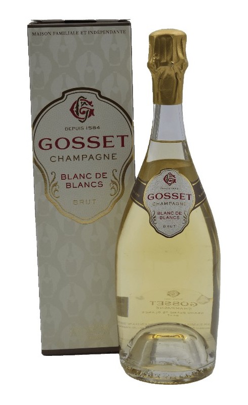 CHAMPAGNE GOSSET GRAND BLANC DE BLANCS EN ÉTUI CHAMPAGNE GOSSET GRAND BLANC DE BLANCS EN ÉTUI
