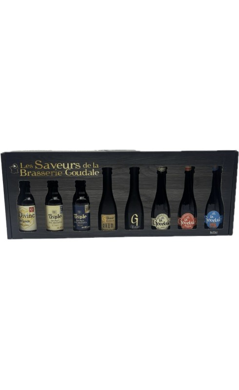 COFFRET LES SAVEURS DE LA BRASSERIE GOUDALE - 8 BOUTEILLES 33 CL