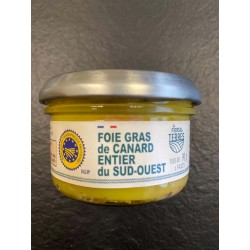 FIERS DE NOS TERRES VERRINE FOIE GRAS DE CANARD ENTIER 90G