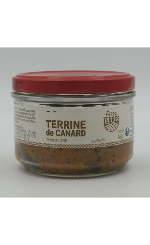FIERS DE NOS TERRES TERRINE DE CANARD FORESTIERE 160G